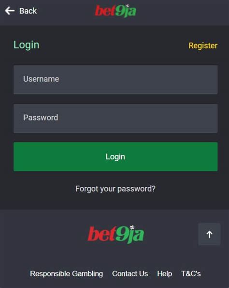 bet9ja log in.